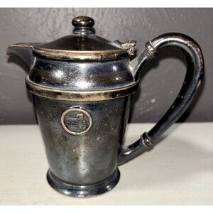 Vintage BISMARCK HOTEL CHICAGO 10oz Creamer Albert Pick & Co Numbered